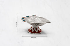 Blue and Pink Meenakari Diya