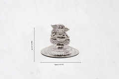 Silver Ganesh Agarbatti Stand