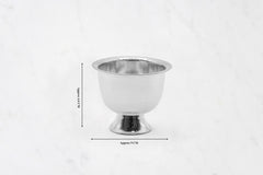 Medium Silver Ice Cream Bowl