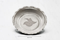 Small Curved Silver Plate