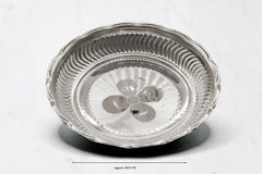 Small Simple Flower Silver Plate