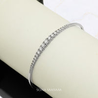 Thumbnail for 18K Flexi Bangle with Natural Diamonds 2
