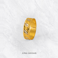 Thumbnail for Eterna Two Tone Gold Ring | Sona Sansaar