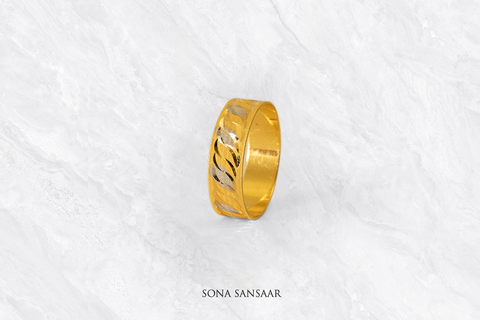 Eterna Two Tone Gold Ring | Sona Sansaar