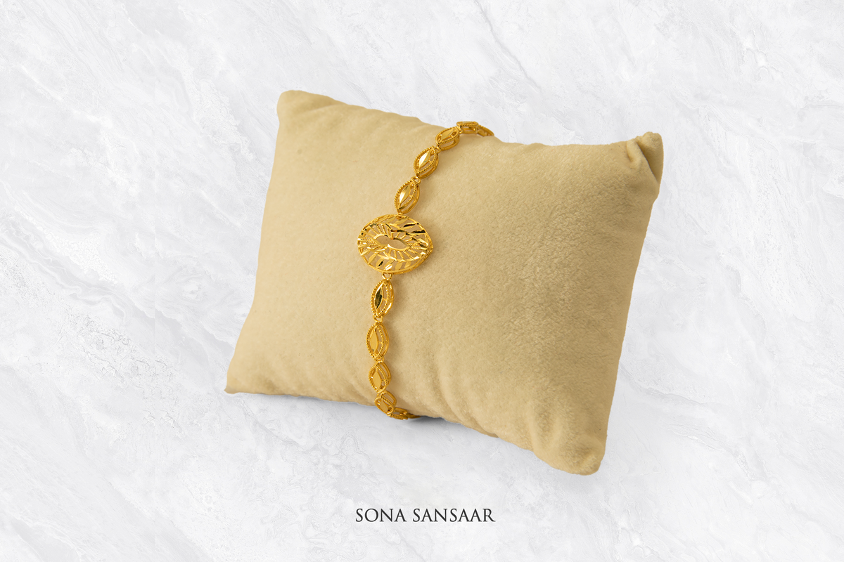 Sunray Gold Bracelet | Sona Sansaar