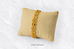 Hex Ladies Gold Bracelet | Sona Sansaar