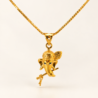Thumbnail for 22K Yellow Gold Lord Ganesh Divine Pendant