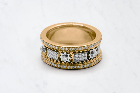 Diamond Gear Ring