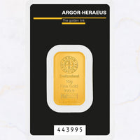 Thumbnail for 10 Gram Minted Bar - Argor Heraeus