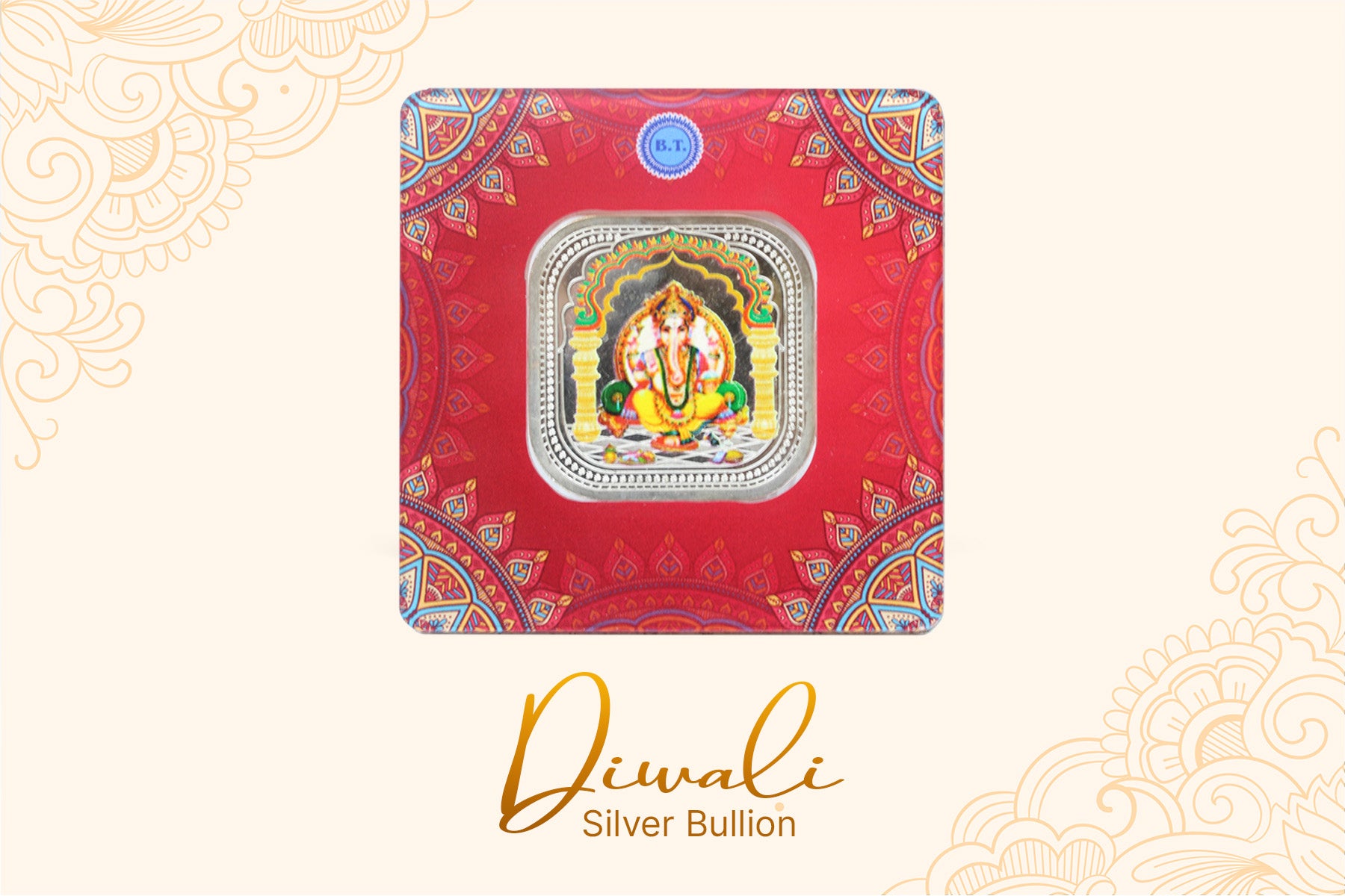 Ganesh Pure Silver Coin - 10 Grams