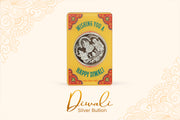 Happy Diwali Pure Silver Coin - 20 Grams (Laxmi or Ganesha)