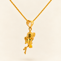 Thumbnail for 22K Yellow Gold Lord Ganesh Divine Pendant