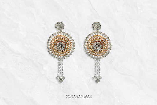 Sunflare Diamond Earrings | Sona Sansaar