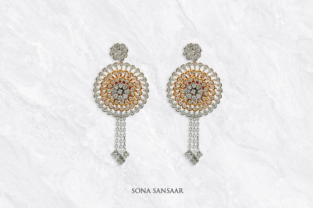 Sunflare Diamond Earrings | Sona Sansaar