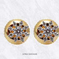 Thumbnail for Snowflake Diamond Earrings | Sona Sansaar