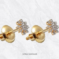Thumbnail for Snowflake Diamond Earrings | Sona Sansaar