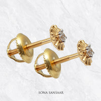 Thumbnail for Solar Spark Diamond Earrings | Sona Sansaar