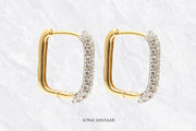 Line Diamond Earrings | Sona Sansaar