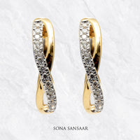 Thumbnail for Eternal Diamond Earrings | Sona Sansaar