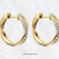 Thumbnail for Eternal Diamond Earrings | Sona Sansaar