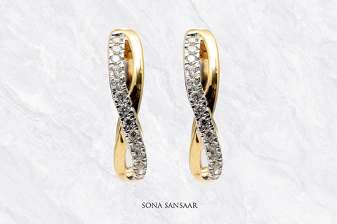 Eternal Diamond Earrings | Sona Sansaar