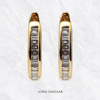 Thumbnail for Halo Loop Diamond Earrings | Sona Sansaar