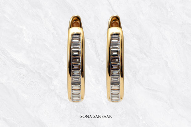 Halo Loop Diamond Earrings | Sona Sansaar