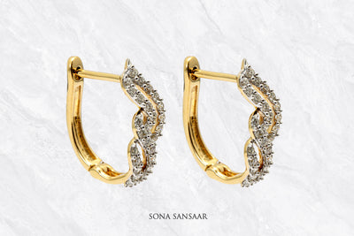 Wisp Diamond Earrings | Sona Sansaar