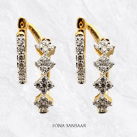 Thumbnail for Ascent Diamond Earrings | Sona Sansaar