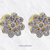 Thumbnail for Diamond Floret Earrings | Sona Sansaar