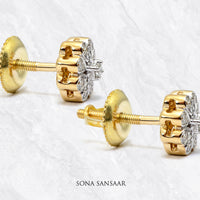 Thumbnail for Diamond Floret Earrings | Sona Sansaar