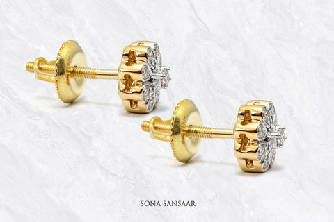 Diamond Floret Earrings | Sona Sansaar