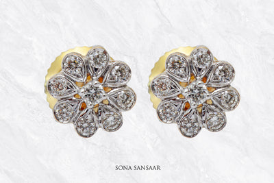 Diamond Floret Earrings | Sona Sansaar