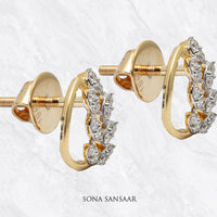 Thumbnail for Marquise Diamond Earrings | Sona Sansaar
