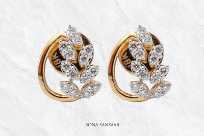 Marquise Diamond Earrings | Sona Sansaar