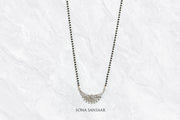 Moonlit Arc Diamond Mangalsutra | Sona Sansaar