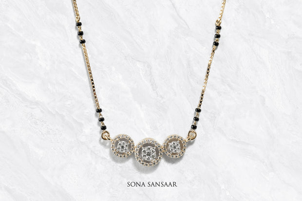 Orion's Cluster Diamond Mangalsutra | Sona Sansaar