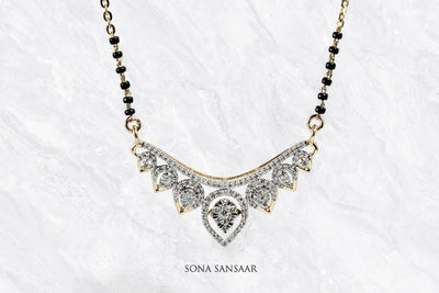 Tiara Diamond Mangalsutra | Sona Sansaar