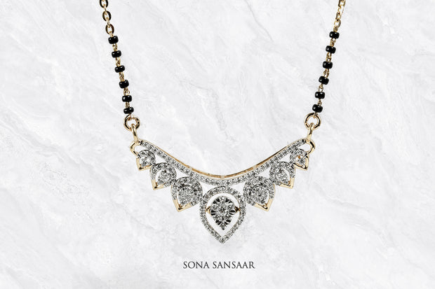 Tiara Diamond Mangalsutra | Sona Sansaar