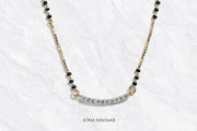 Glint Bar Diamond Mangalsutra | Sona Sansaar