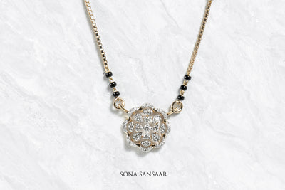 Blossom Diamond Mangalsutra | Sona Sansaar