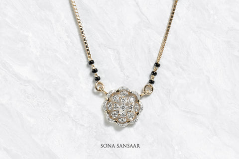 Blossom Diamond Mangalsutra | Sona Sansaar