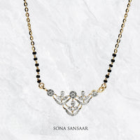 Thumbnail for Starfall Crest Diamond Mangalsutra | Sona Sansaar