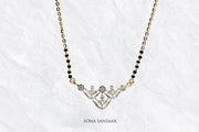 Starfall Crest Diamond Mangalsutra | Sona Sansaar