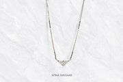 Starfall Crest Diamond Mangalsutra | Sona Sansaar