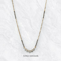 Thumbnail for Crescent Charms Diamond Mangalsutra | Sona Sansaar
