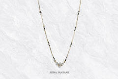 Halo Threads Diamond Mangalsutra | Sona Sansaar
