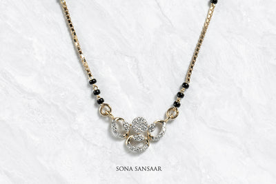 Halo Threads Diamond Mangalsutra | Sona Sansaar