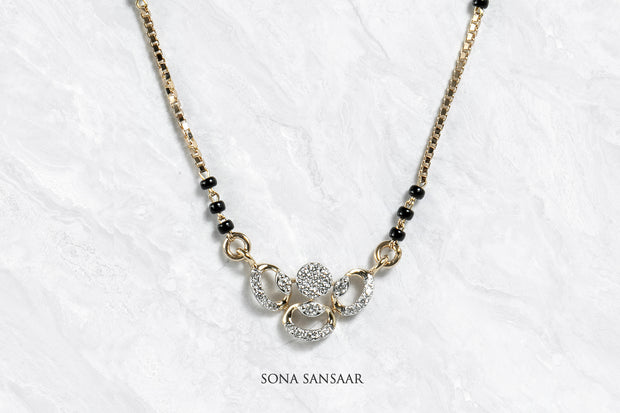 Halo Threads Diamond Mangalsutra | Sona Sansaar