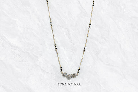 Bouquet Diamond Mangalsutra | Sona Sansaar